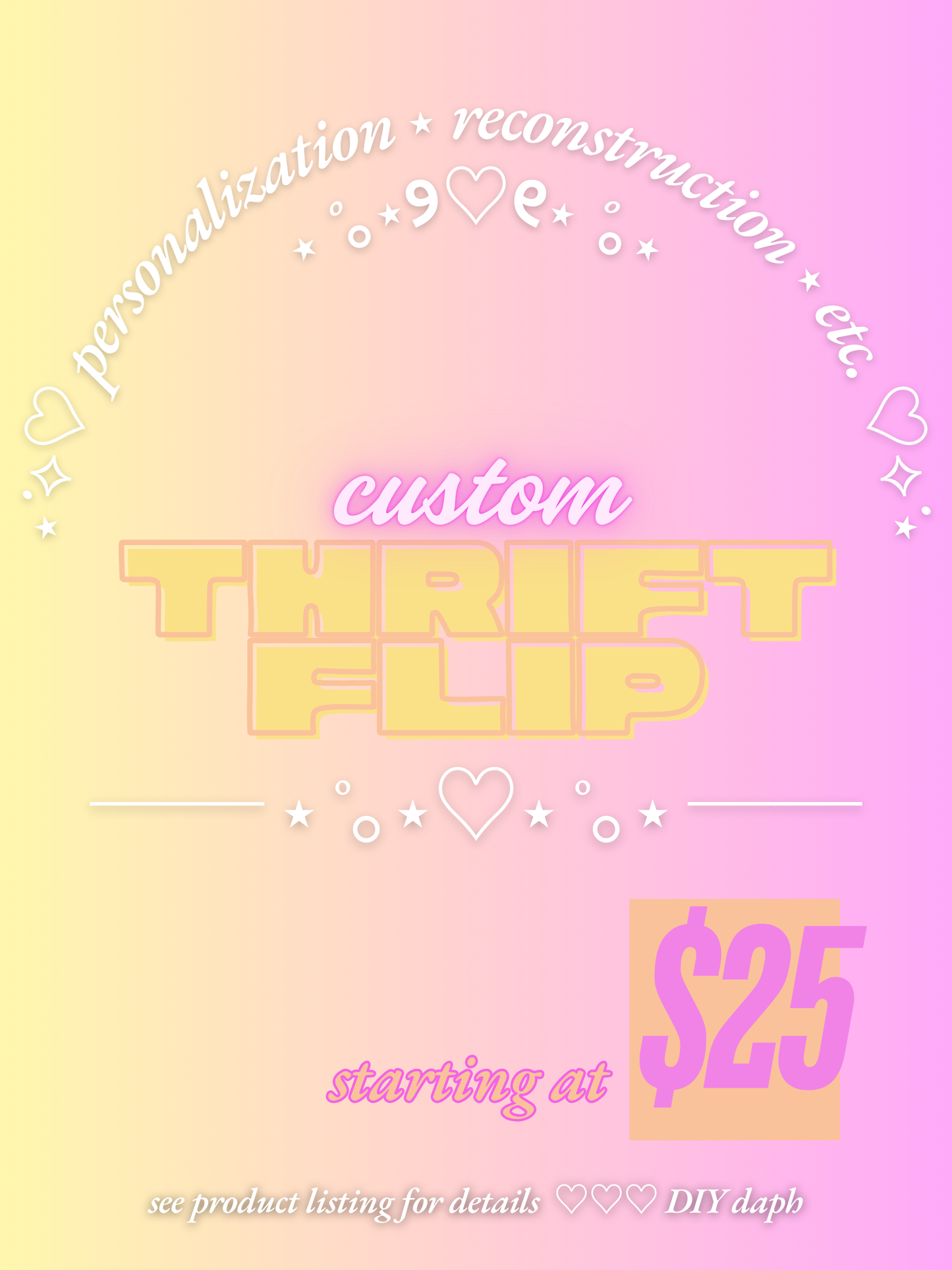 -ˋˏ✄┈Thrift Flip ⊹₊⟡⋆ ($25 deposit)